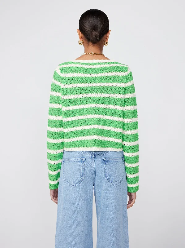 dionne-green-stripe-knit-cardigan