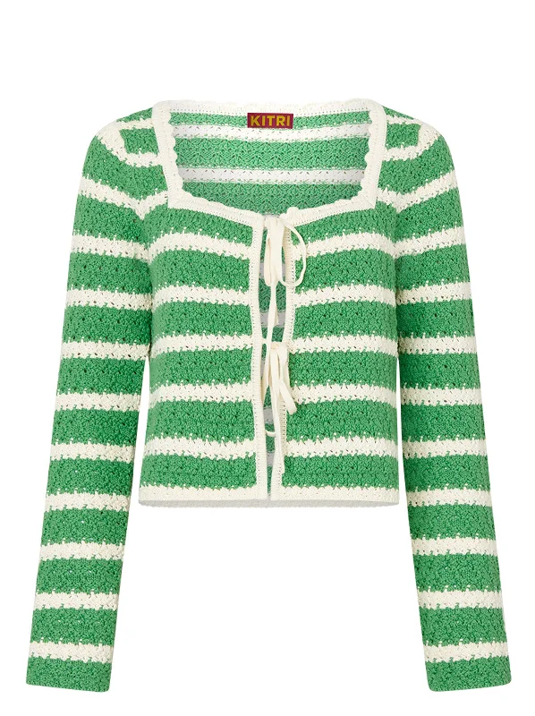 dionne-green-stripe-knit-cardigan