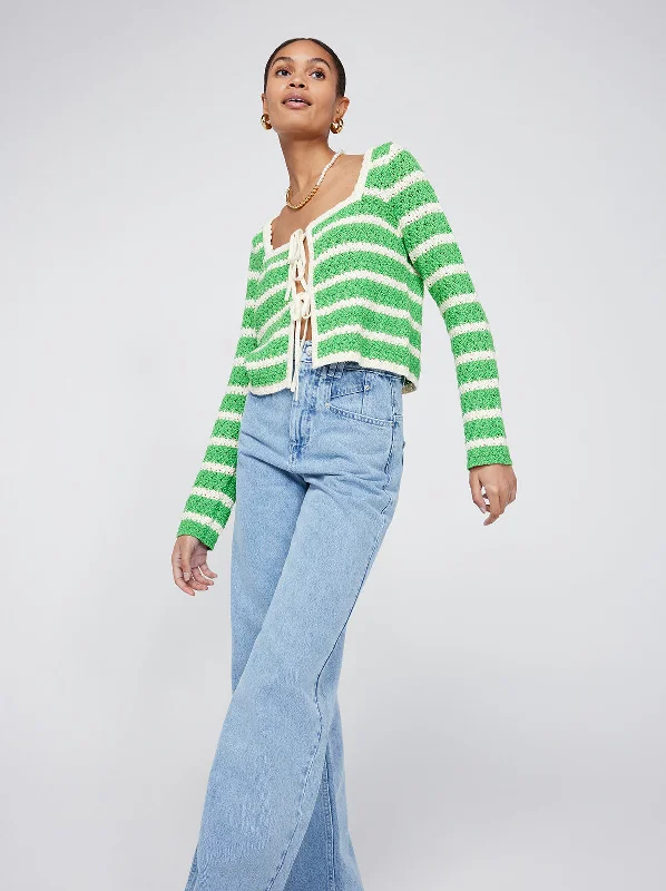 dionne-green-stripe-knit-cardigan