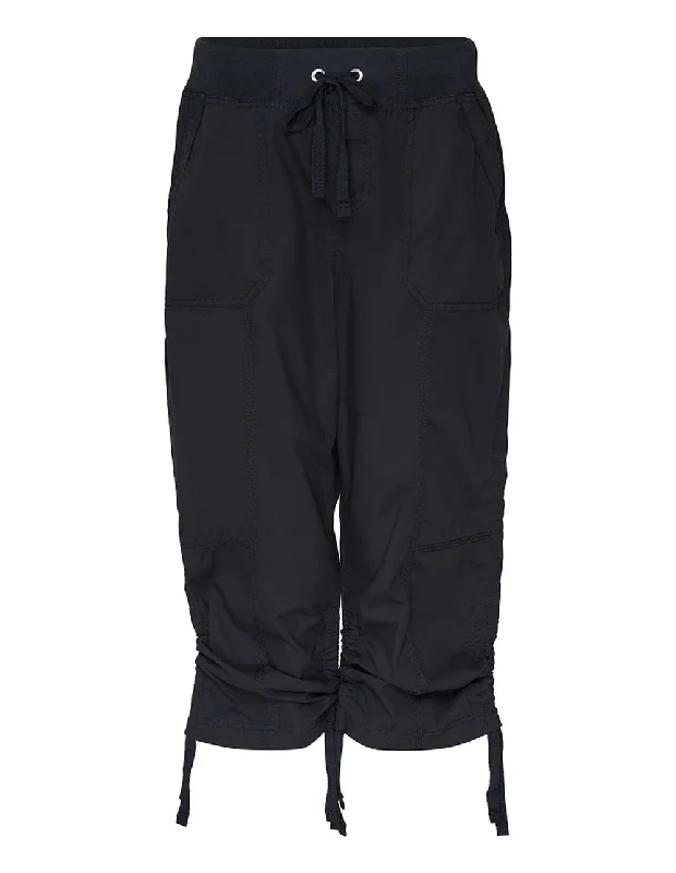 Peached Poplin Cargo Convertible Pants