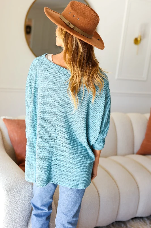 dusty-teal-jacquard-hi-low-v-neck-sweater