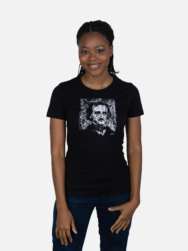 edgar-allan-poe-melancholy-womens-crew-t-shirt