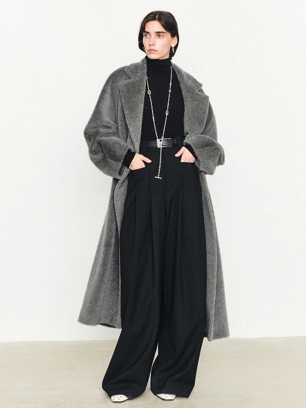 fuzzy-solid-oversized-pocket-collar-coat