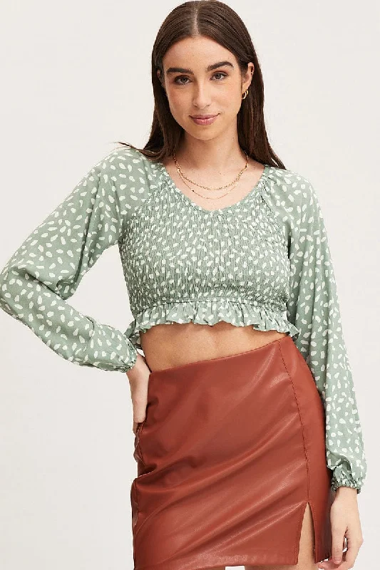 geo-print-crop-top-long-sleeve-wc2080a-34k