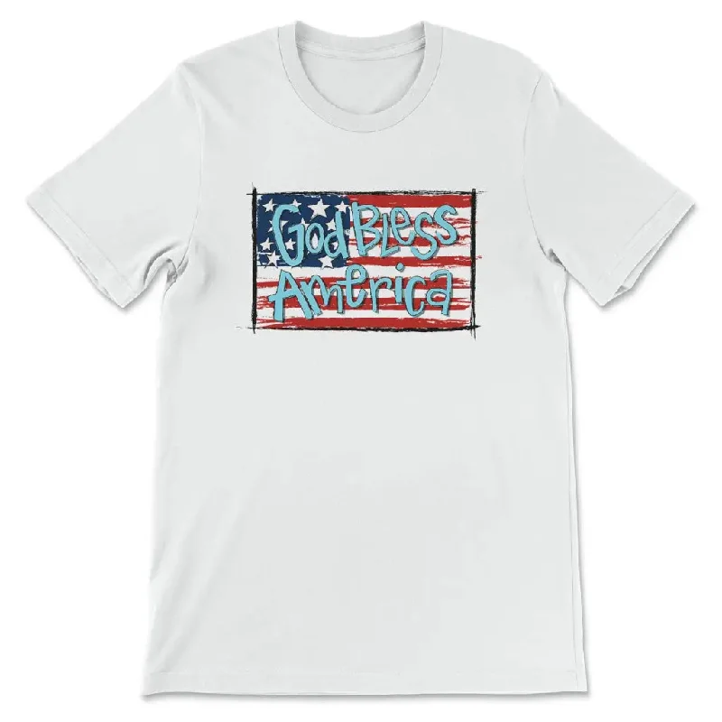 God Bless America Flag Women’s T-shirt