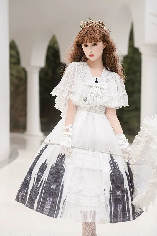 gothic-lolita-jsk-front-open-printed-dress-and-thin-cardigan