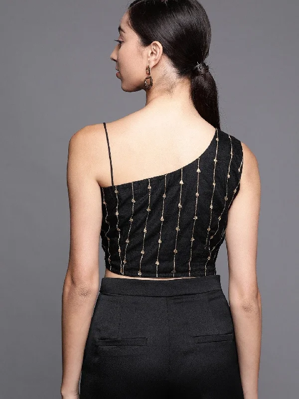 gratifying-net-black-sequins-crop-top