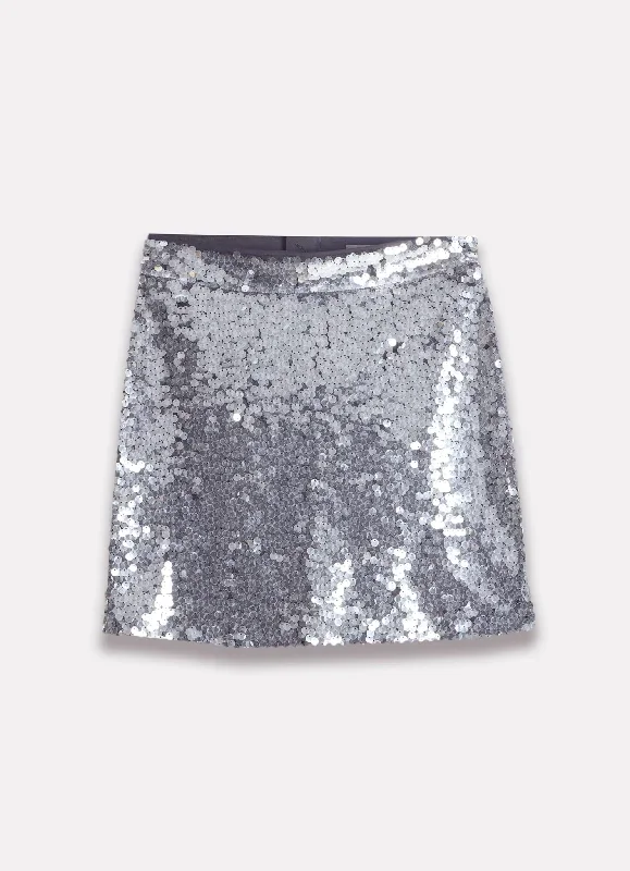 grey-sequin-mini-skirt