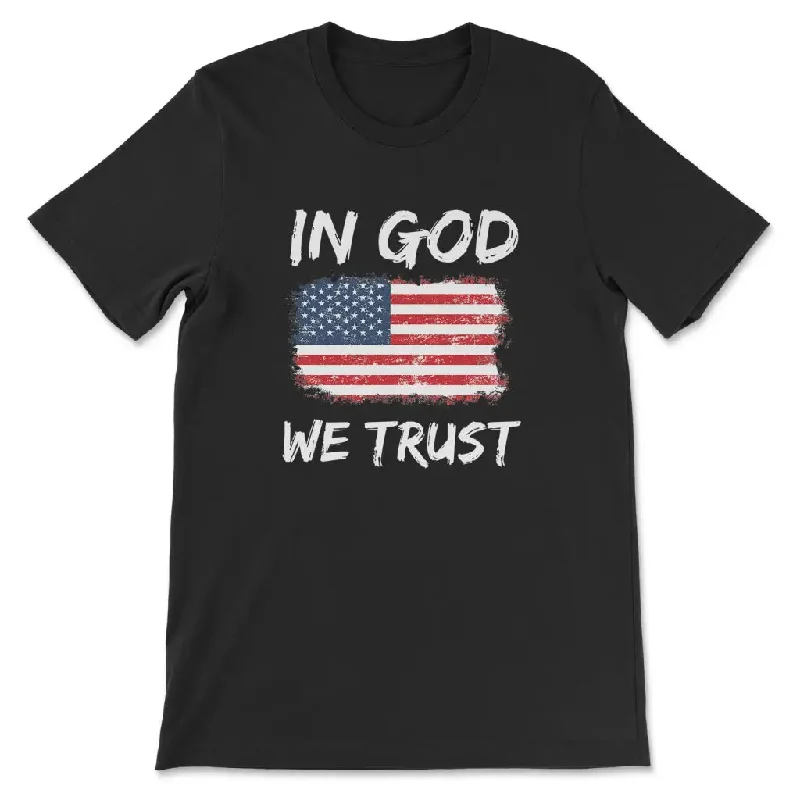 In God We Trust American Flag T-shirt