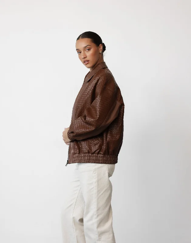 kenny-bomber-woven-chocolate