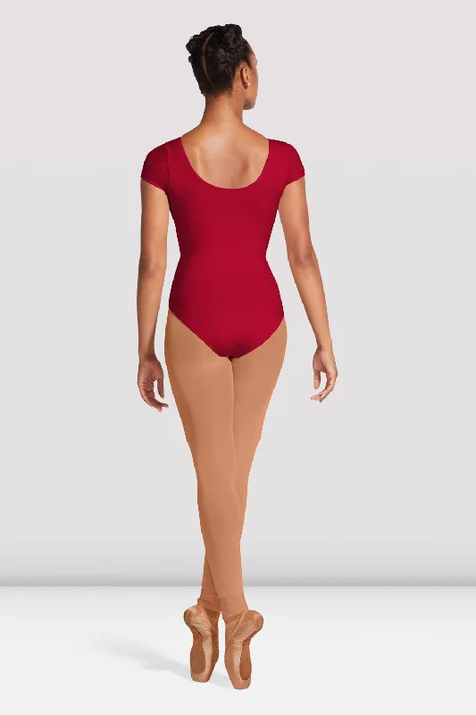 ladies-cavalier-round-neck-leotard-red