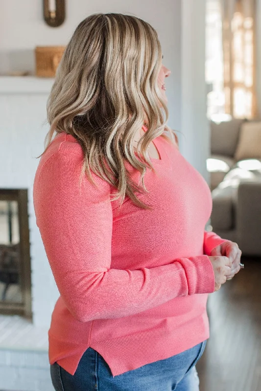 making-plans-v-neck-sweater-coral