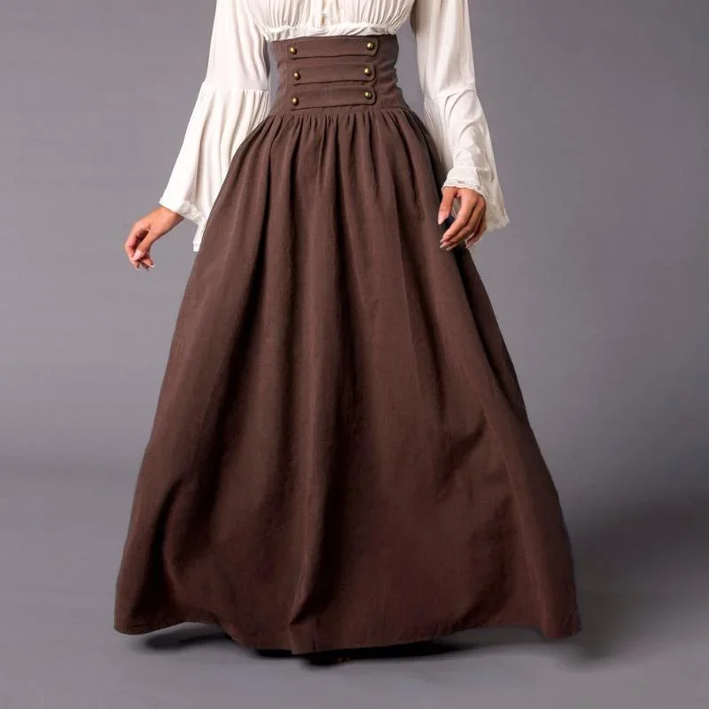 Medieval Steampunk maxi skirt