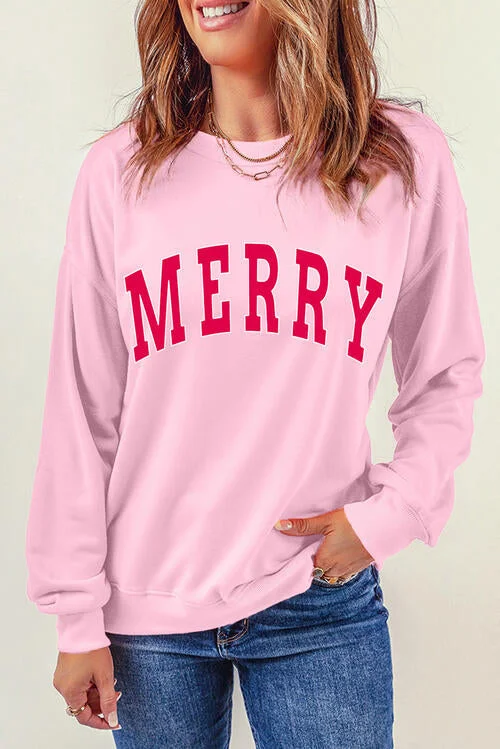 merry-graphic-dropped-shoulder-sweatshirt