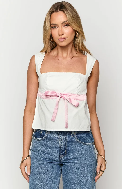 mika-white-ribbon-tie-back-top