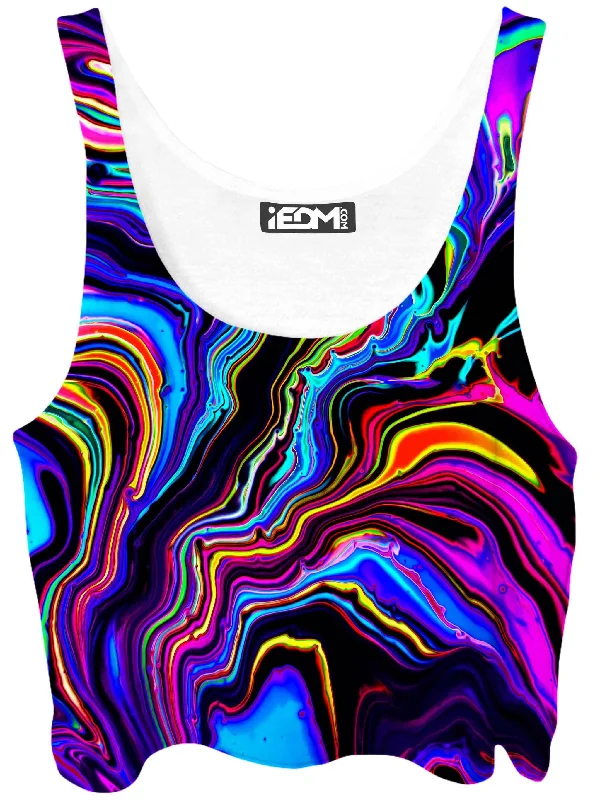 Neon Rift Crop Top