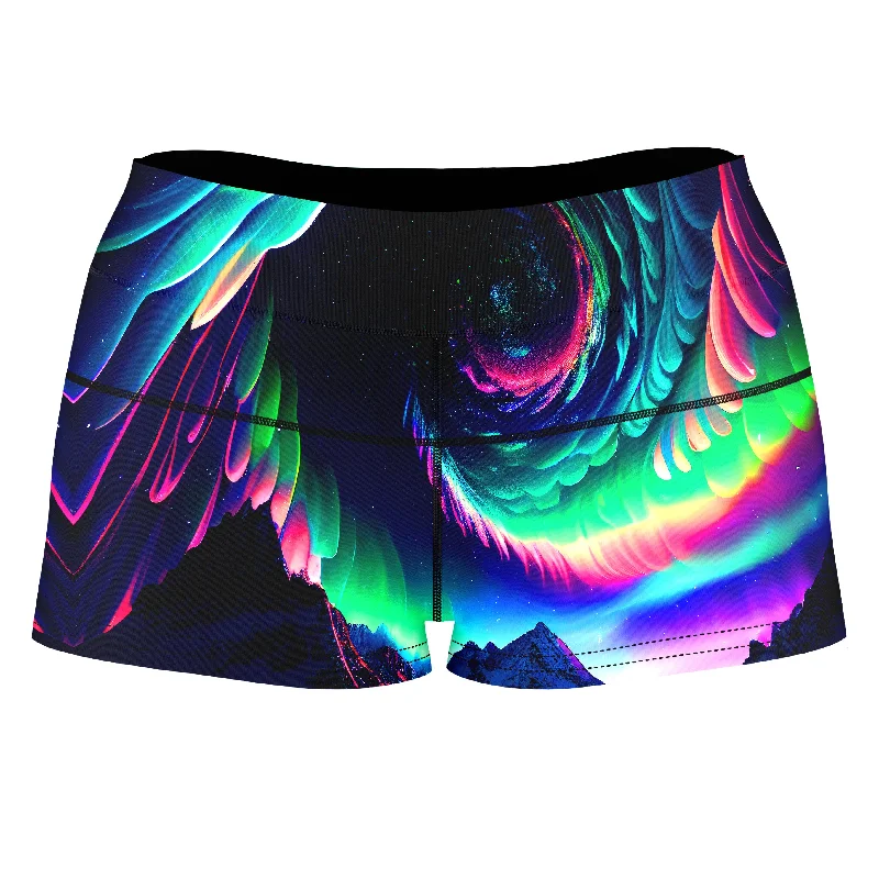 Northern Lights II High-Waisted Women's Shorts