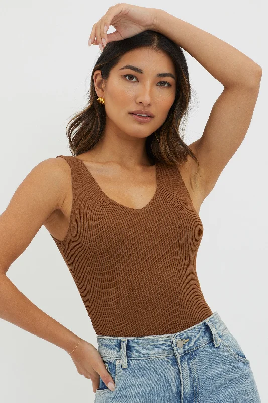 off-duty-v-neck-ribbed-knit-top-chocolate