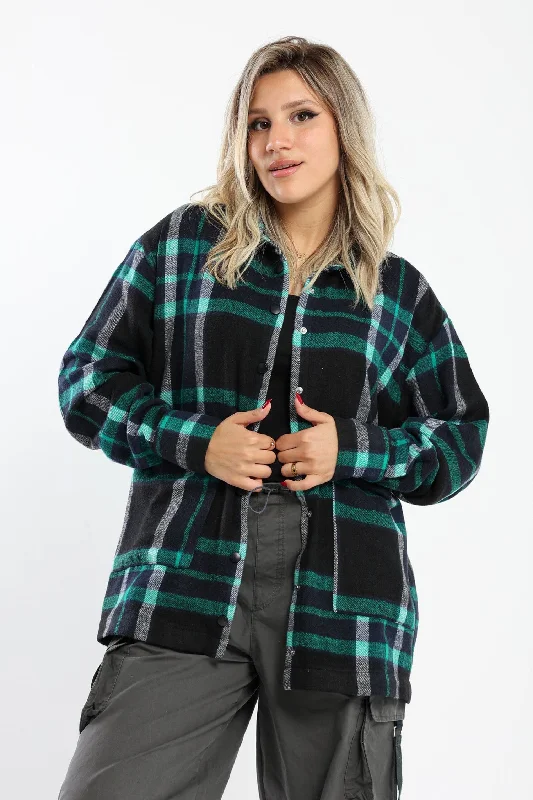 Overshirt - Checkered - Front Pockets