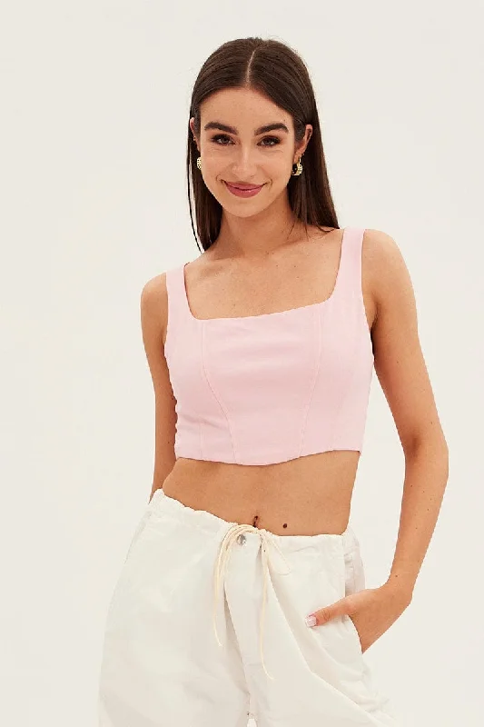 pink-corset-top-shirred-back-sleeveless-crop-jersey-jc1046-38wb