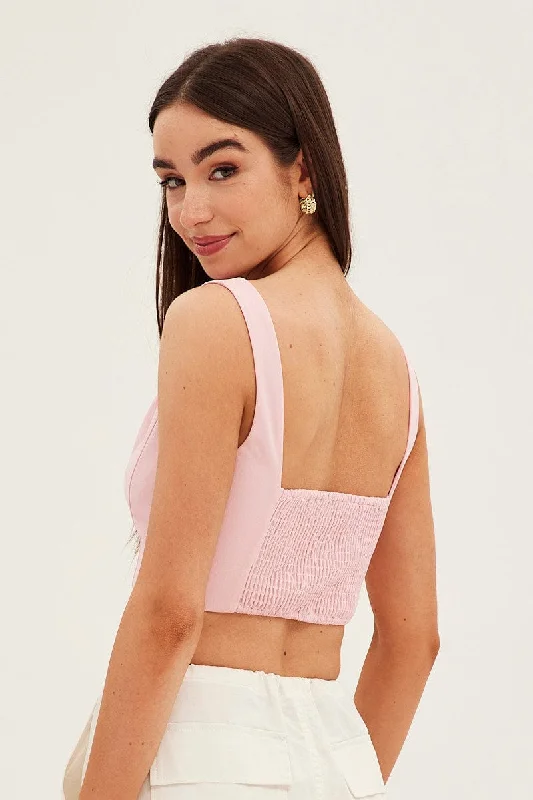 pink-corset-top-shirred-back-sleeveless-crop-jersey-jc1046-38wb