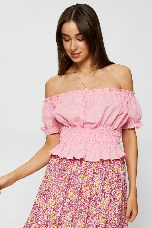 pink-crop-top-off-shoulder-wc1240-34kb