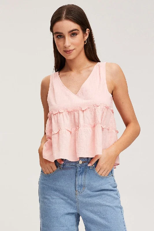 pink-swing-top-sleeveless-v-neck-wc1591-36pb