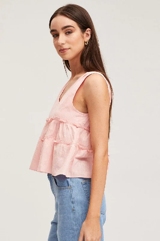 pink-swing-top-sleeveless-v-neck-wc1591-36pb