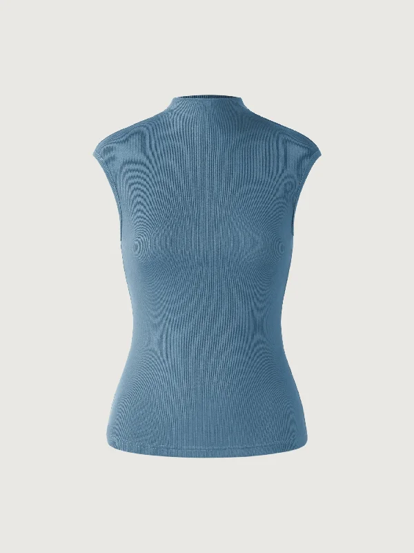 plantive™-mockneck-cap-sleeve-tank