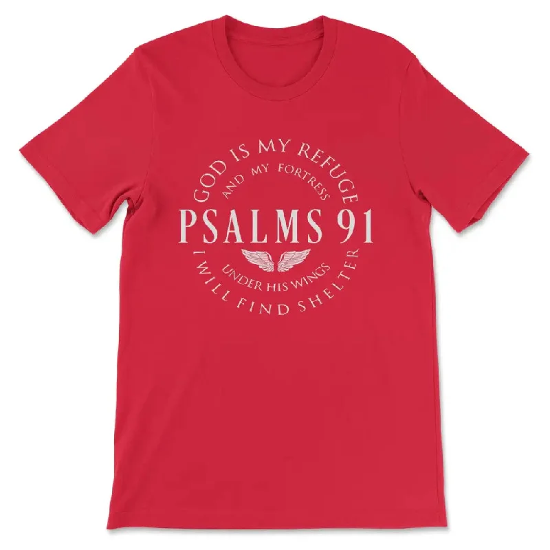 psalm-91-god-is-my-refuge-and-my-fortress-womens-t-shirt