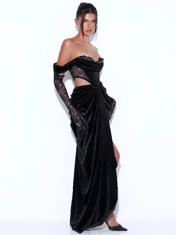 quintessa-black-lace-velvet-corset-off-shoulder-gown