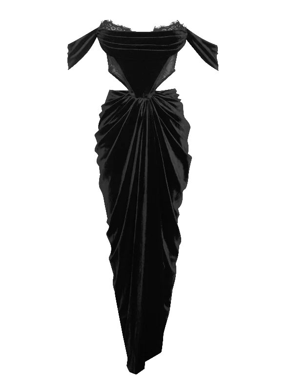 quintessa-black-lace-velvet-corset-off-shoulder-gown