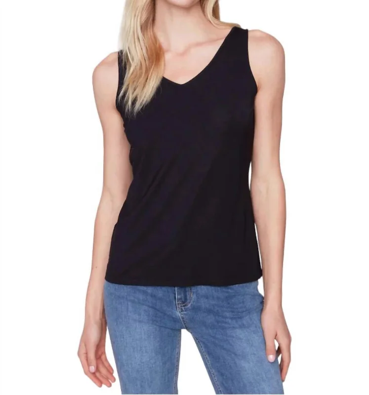 Reversible Camisole In Black