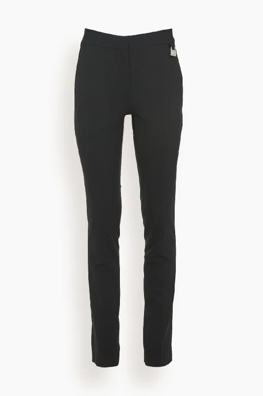 Slim Leg Trouser in Black