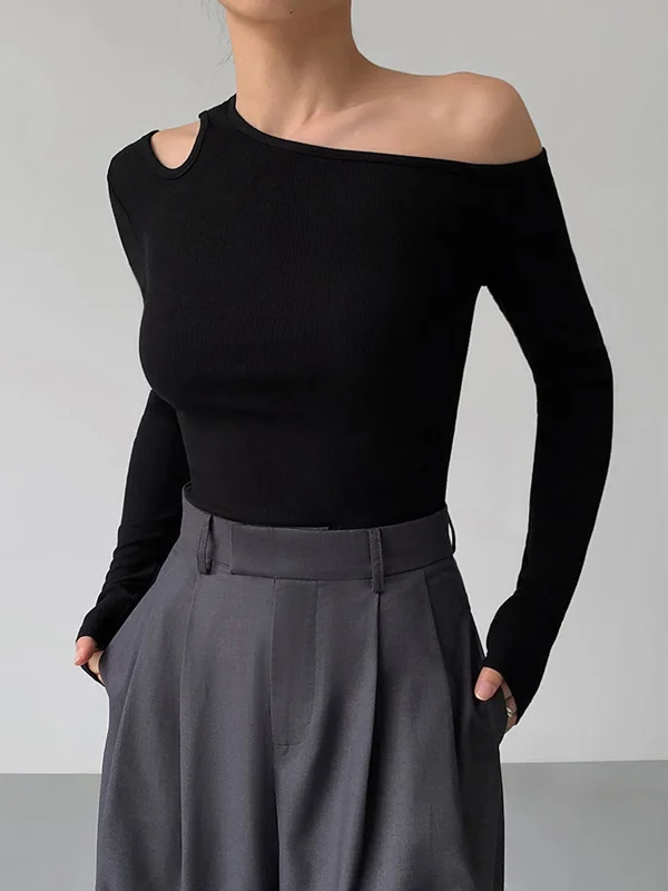 slinky-cutout-knit-top