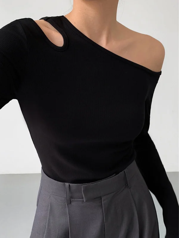 slinky-cutout-knit-top