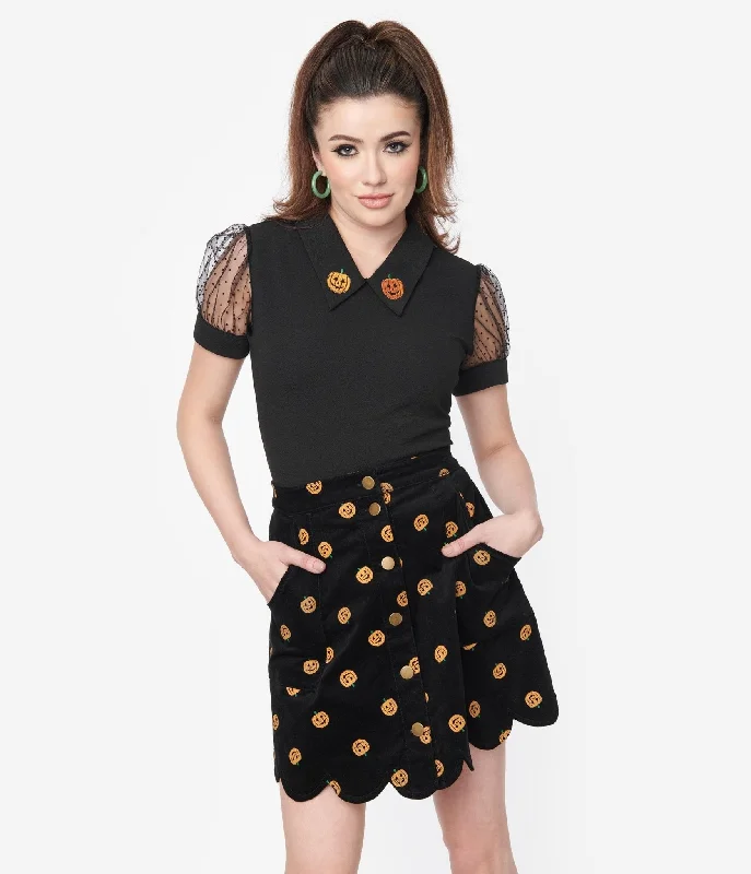 smak-parlour-black-pumpkin-embroidered-knit-top