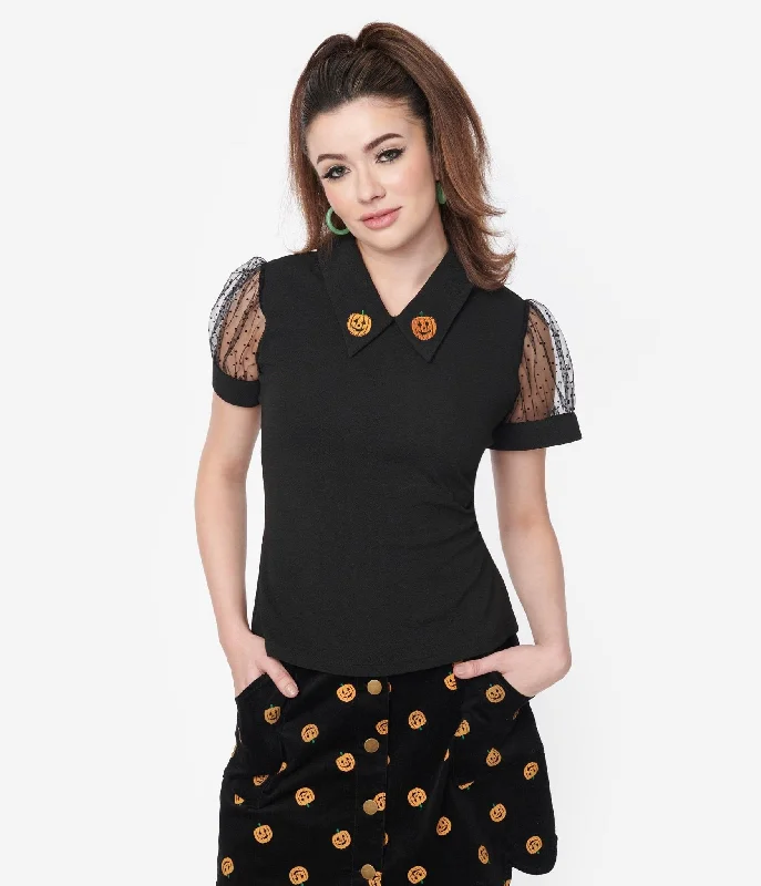 smak-parlour-black-pumpkin-embroidered-knit-top