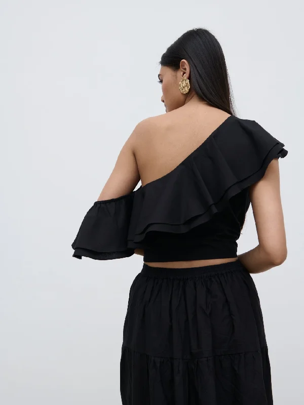 sol-ruffle-cropped-top-black