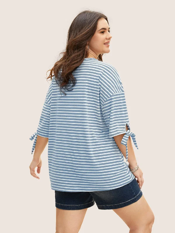 striped-boat-neck-tie-knot-t-shirt