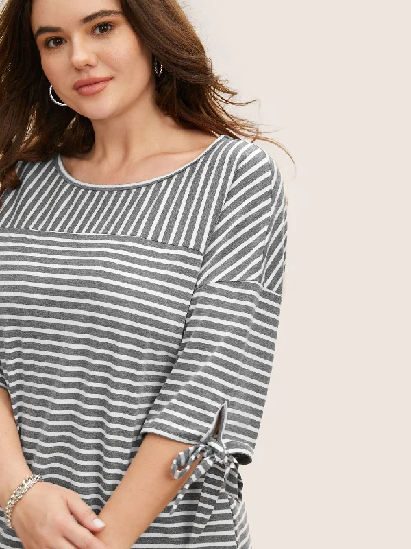 striped-boat-neck-tie-knot-t-shirt