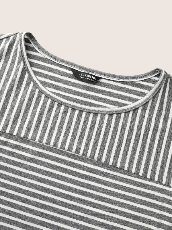 striped-boat-neck-tie-knot-t-shirt