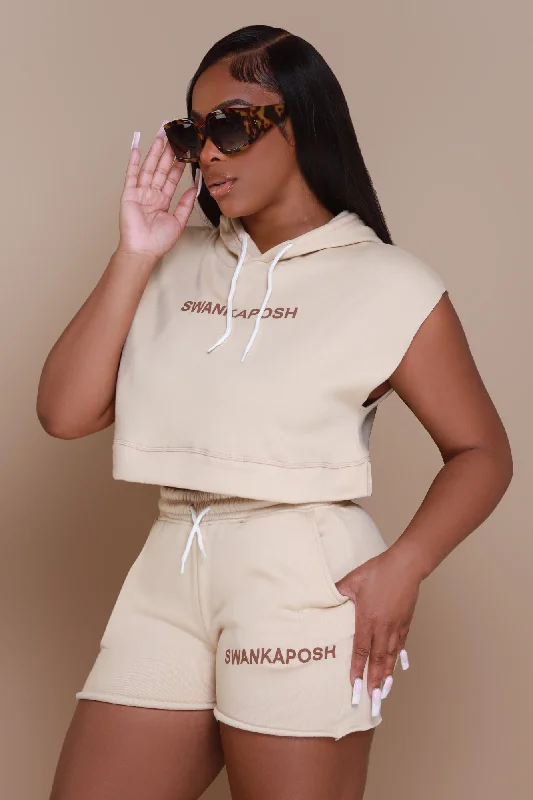 swankaposh-logo-cropped-sleeveless-hoodie-khaki-brown