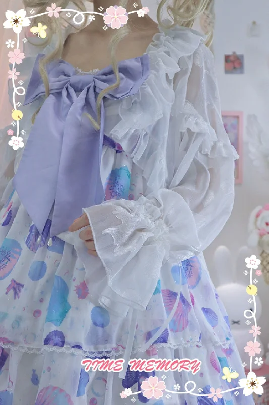 sweet-lolita-chiffon-shirt-lantern-sleeve-cardigan-with-bow