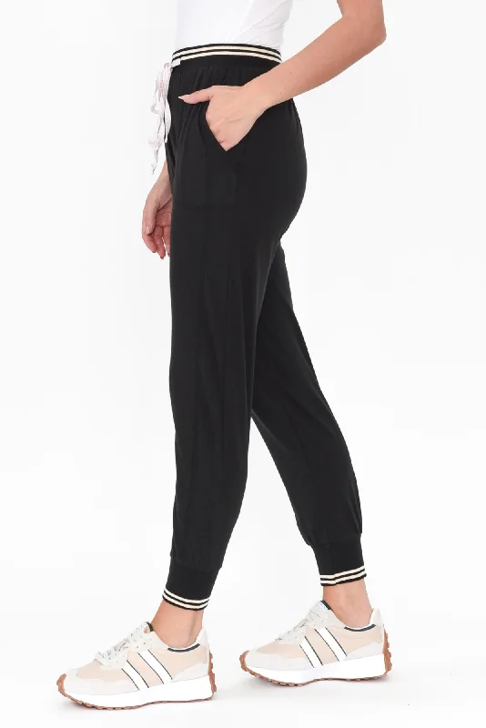 talissa-black-cotton-drawstring-pants