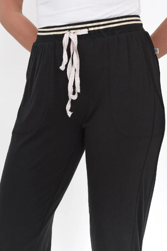 talissa-black-cotton-drawstring-pants