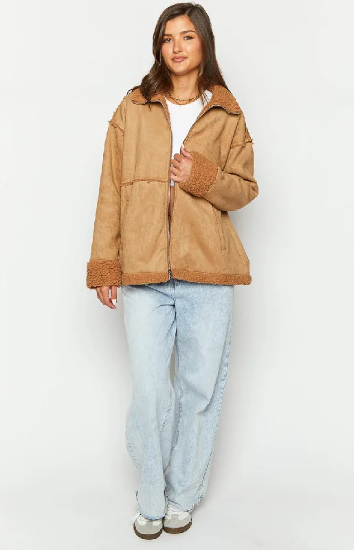 willow-brown-suede-fur-jacket