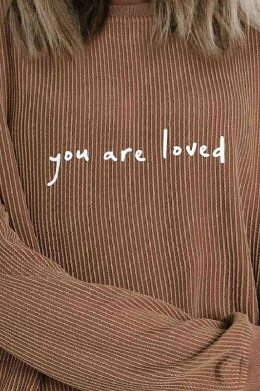 you-are-loved-graphic-dropped-shoulder-sweatshirt