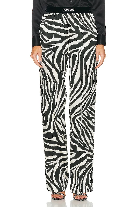 Zebra Print PJ Pant